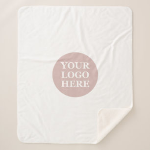 Cobertor Sherpa Código QR preto elegante e elegante