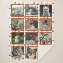 Colagem de Fotos Personalizadas de Cachorros e Gat
