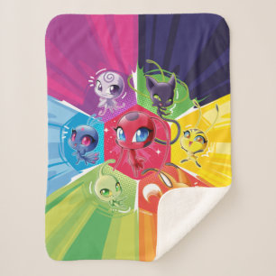 Cobertor Sherpa Colorida Kwamis