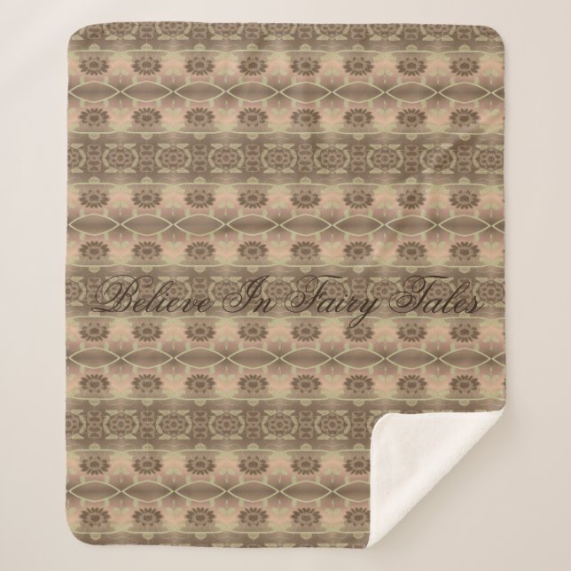 Cobertor Sherpa Com Tipografia de Script (Frente)
