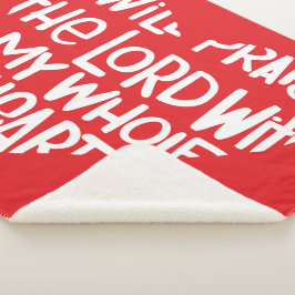 Cobertor Sherpa Com todo o meu coração