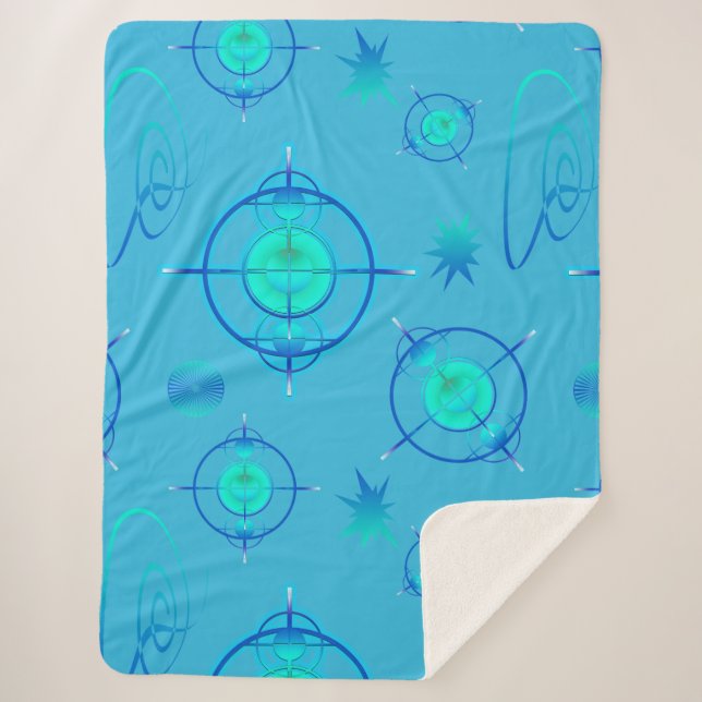 Cobertor Sherpa Connected Minds Pattern (Frente)