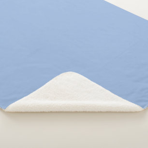 Cobertor Sherpa Cor da Tendência - Azul Pó Sherpa Blancket