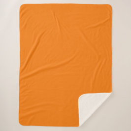Cobertor Sherpa Cor Laranja