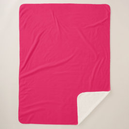 Cobertor Sherpa Cor Rosa