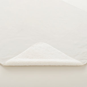 Cobertor Sherpa Cor Sólida Branca De Alyssum, Cores Neutrais Leve