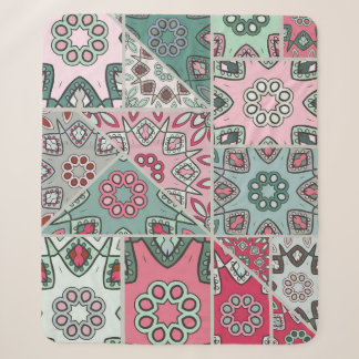 Cobertor Sherpa Corpo Árabe Indiano Quilt Vintage