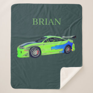 Cobertor Sherpa Corredor de Estrada Esmeralda do Horizonte Verde