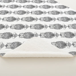 Cobertor Sherpa Coruja (branca) - Sherpa Blanket