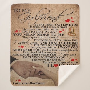 Cobertor Sherpa Cota De Amor Para Namorada   Presente para decora