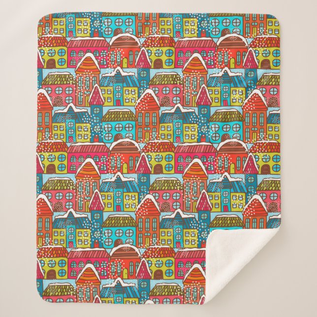 Cobertor Sherpa Cozy Natal (Frente)