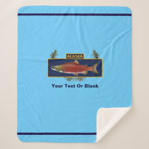 Cobertor Sherpa Crachá de pescadores do Alaska Combate