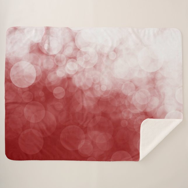 Cobertor Sherpa Cranberry Spotted - Sherpa Blanket (Frente (Horizontal))