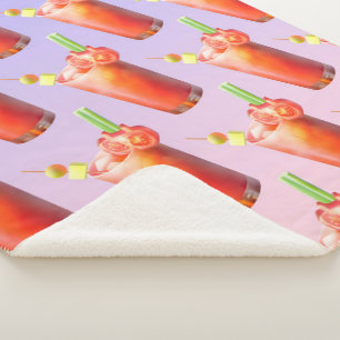 Cobertor Sherpa Creative Bloody Mary Cocktail