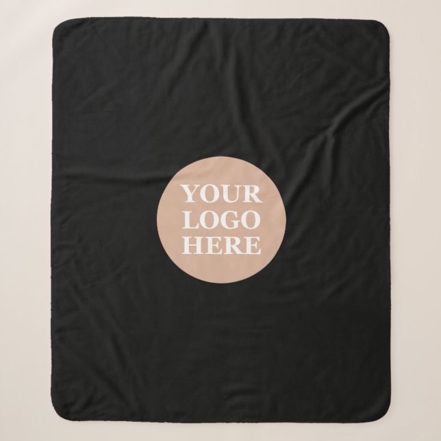 Cobertor Sherpa Criação Personalizada de na moda e Moderno Verific (Frente)