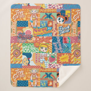 Cobertor Sherpa Crianças Bonitas Quiladas