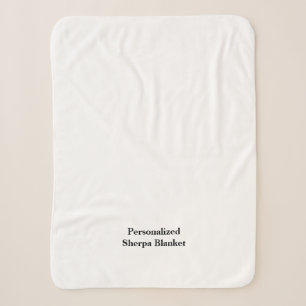 Cobertor Sherpa Crie seu próprio simples 30" x 40" pequeno