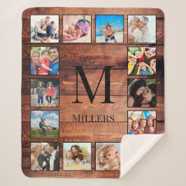 Cobertor Sherpa Crie seu quartel-general russo de colagem de fotos