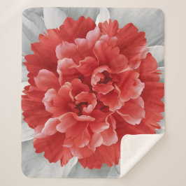 Cobertor Sherpa Crimson Azalea Fleece Blanket