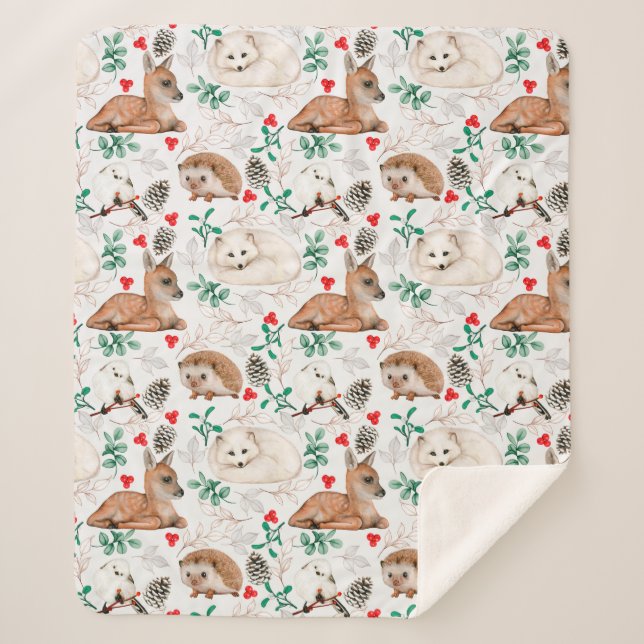 Cobertor Sherpa Critério Florestal Coca-Cola Sherpa Blanket (Frente)