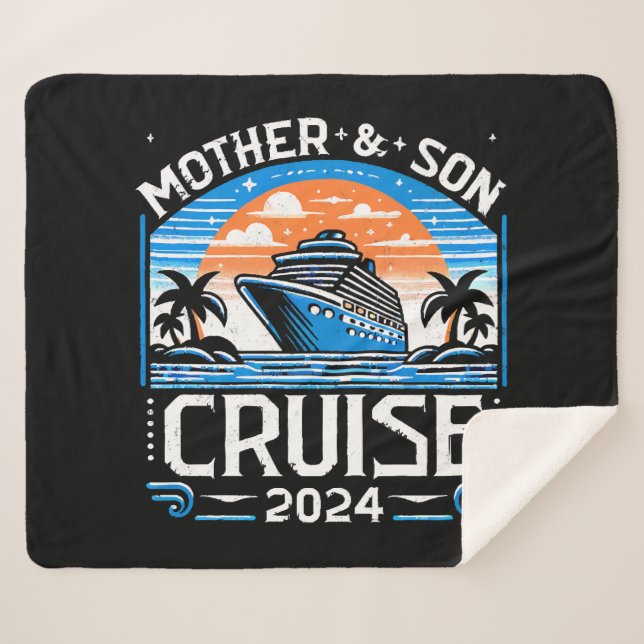 Cobertor Sherpa Cruzeiro da Mãe e da Filha 2024 (Frente (Horizontal))
