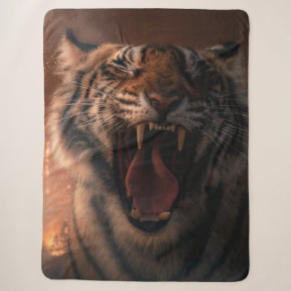 Cobertor Sherpa Crying Tiger - Sherpadecke