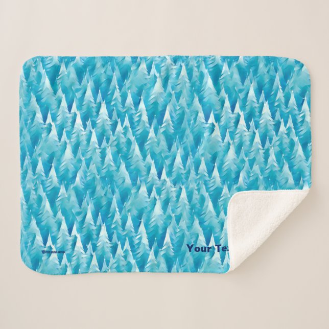 Cobertor Sherpa Crystal Blue Cariou (Frente (Horizontal))