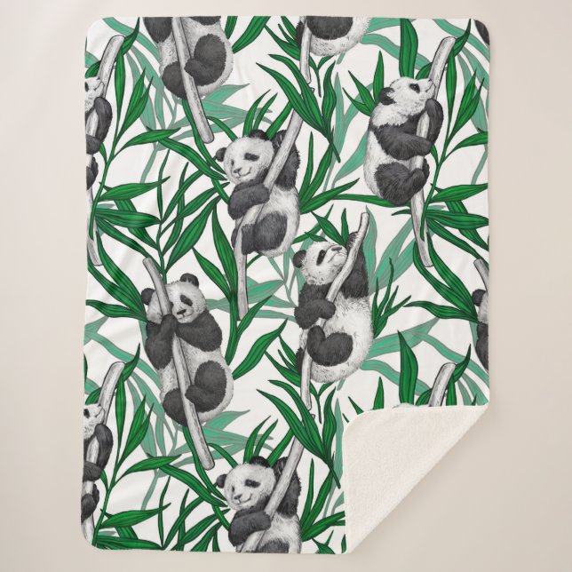 Cobertor Sherpa Cubos de pano em (Frente)