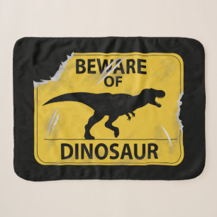 Cobertor Sherpa Cuidado com o dinossauro (Dino danificado)