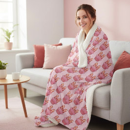Cobertor Sherpa Cupcake Sherpa Blanket