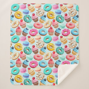 Cobertor Sherpa Cupcakes Sherpa Blanket