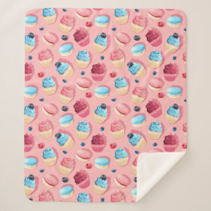 Cobertor Sherpa Cupcakes Sherpa Blanket