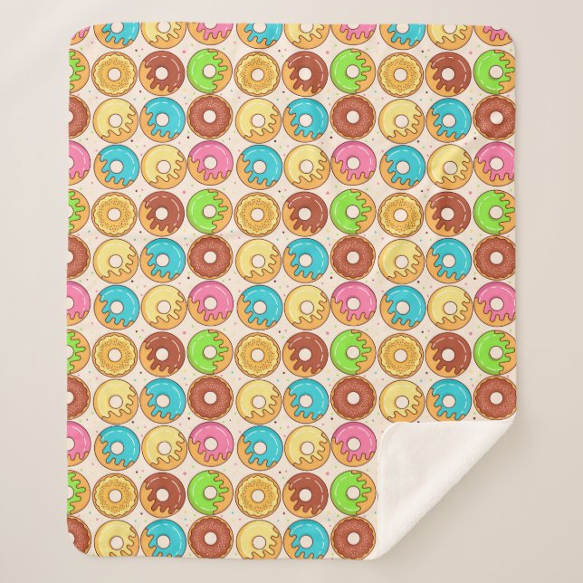 Cobertor Sherpa Cupcakes Sherpa Blanket (Frente)