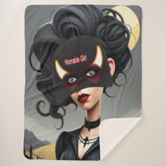 Cobertor Sherpa Cute Horrible girl 