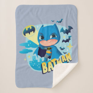 Cobertor Sherpa Cuter Than Cute Batman