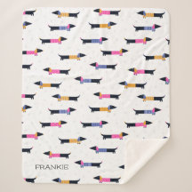 Dachshund Pattern Dog Lover Personalizado