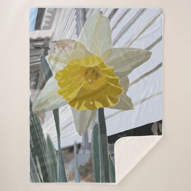 Cobertor Sherpa Daffodil Sherpa Large Blanket (Frente)