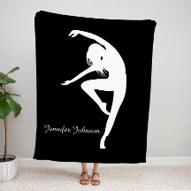 Dançarino moderno Silhouette Dance Preto e Branco