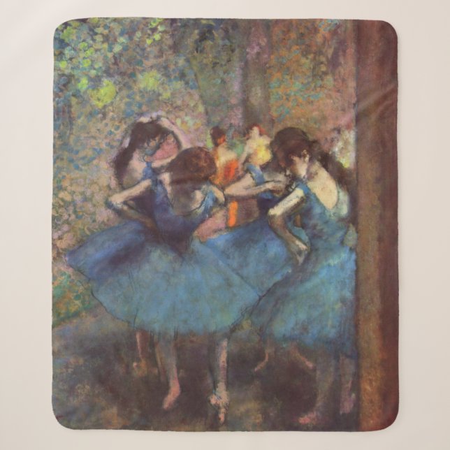 Cobertor Sherpa Dançarinos - Edgar Degas - 1890 (Frente)