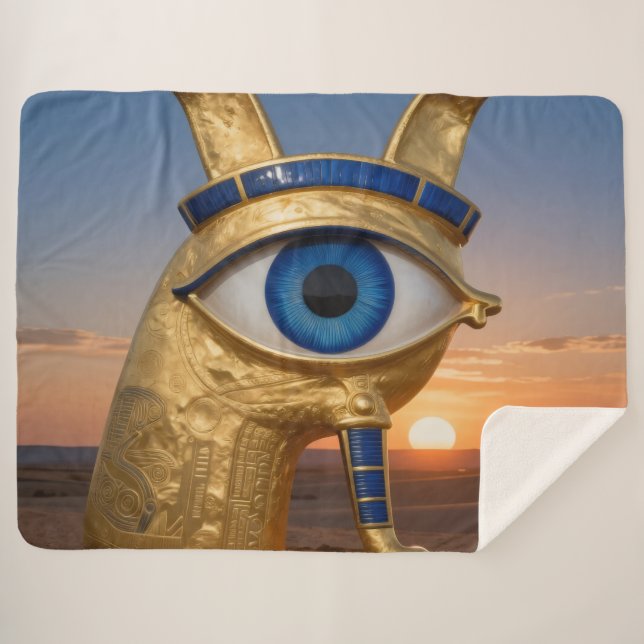 Cobertor Sherpa Das Ägyptische Auge´3 (Frente (Horizontal))