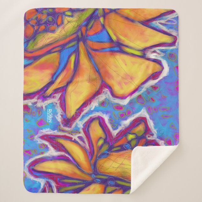 Cobertor Sherpa De "cobertura de Sherpa do dobro Sun" (Frente)