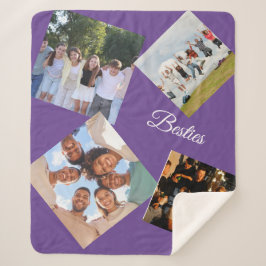 Cobertor Sherpa de Fotos Personalizadas dos Melhor