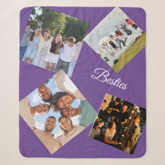 Cobertor Sherpa de Fotos Personalizadas dos Melhor