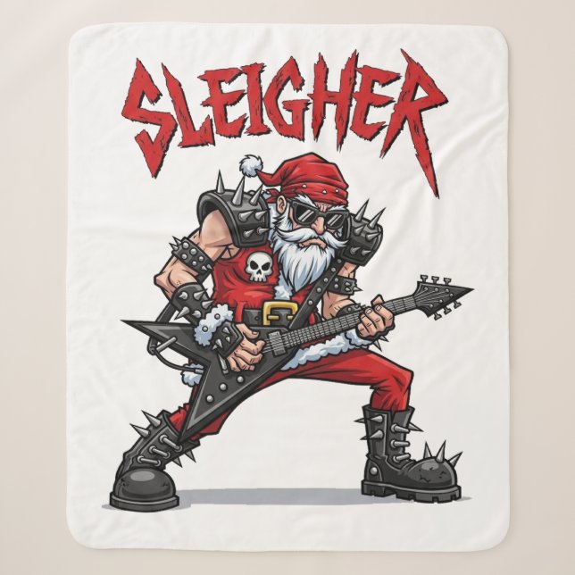 Cobertor Sherpa de Natal (Frente)