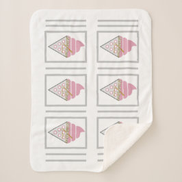 Cobertor Sherpa de Sorvete Irresistível