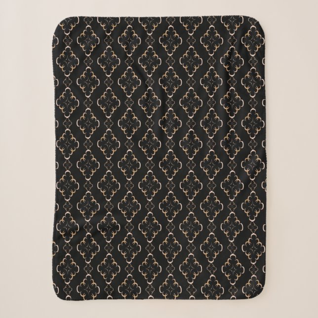 Cobertor Sherpa deco de na moda. (Frente)