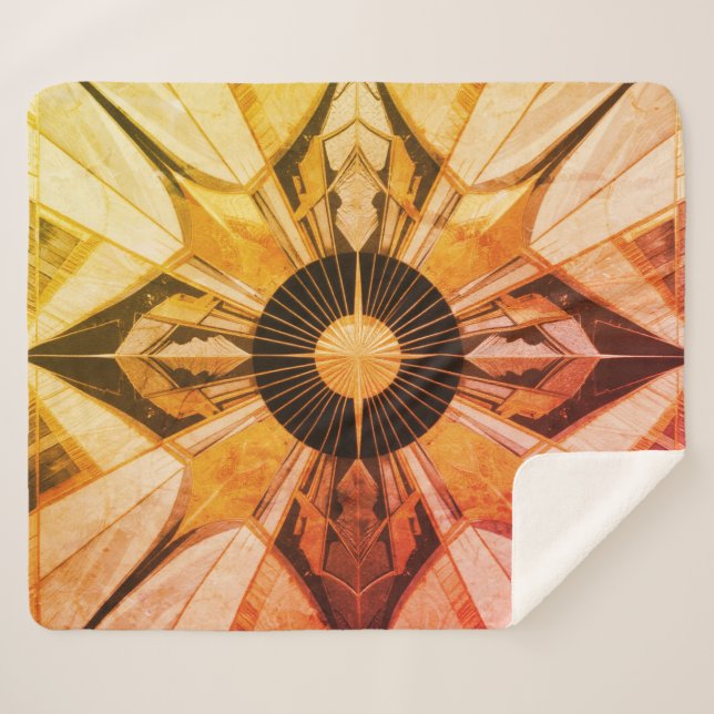 Cobertor Sherpa Deco Elegance (Frente (Horizontal))