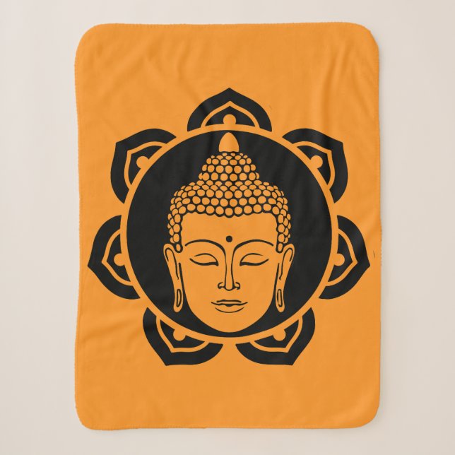 Cobertor Sherpa Decoração do lar budista (Frente)