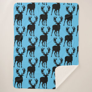 Cobertor Sherpa Deer Large Sherpa Blanket