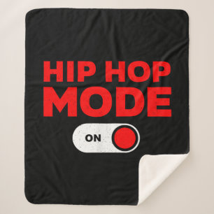 Cobertor Sherpa Desenho Divertido de Hip Hop Para Homens Mulheres 